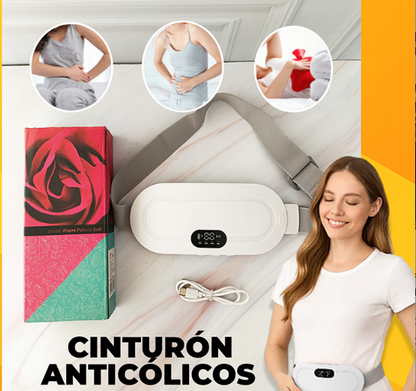 🔥 Cinturón Anticólicos Eléctrico con Calor Terapéutico